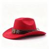 Cowboy Hat Men's and Women's Niche Exquisite Multi-element Hat New Western Cowboy Hat Fashion Wear Clothing Accessories
