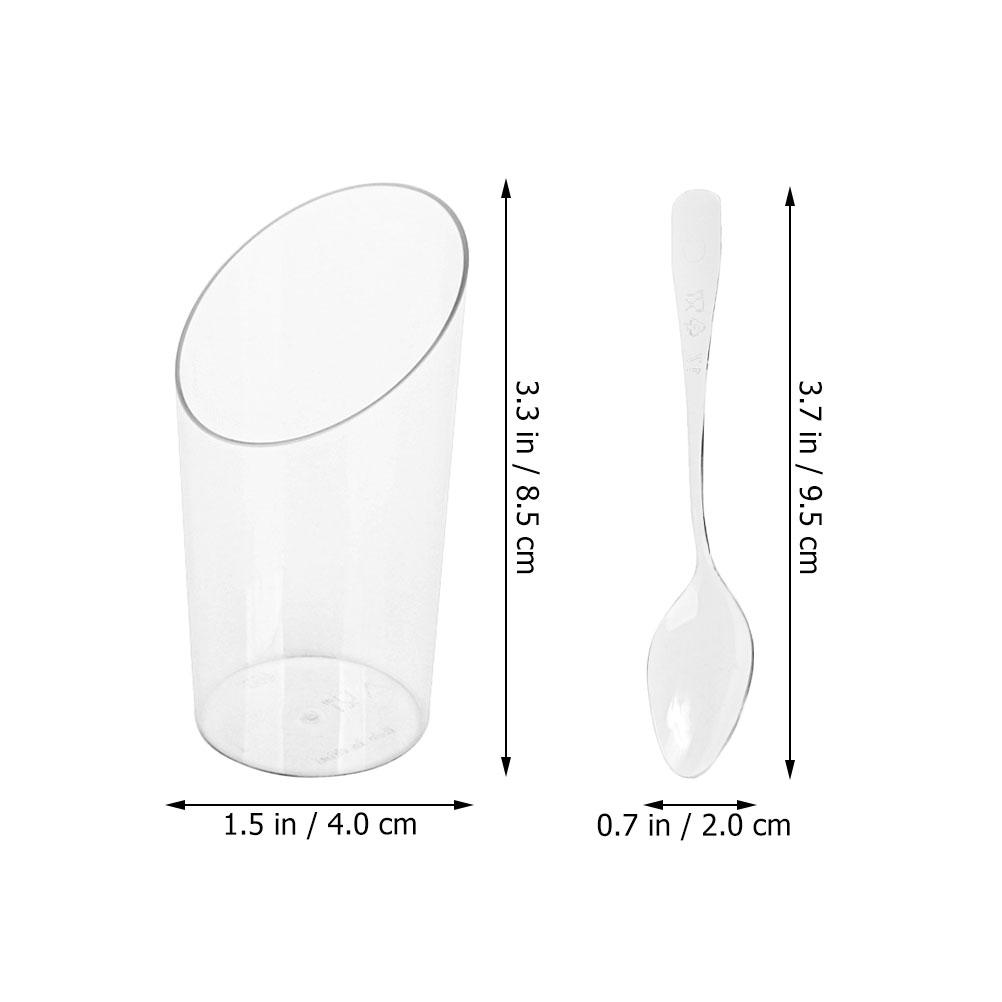 24 sad dezertních pohárků na párty, potřeby na pěnu, vyměnitelné, tiramisu, multifunkční, čiré, multifunkční, průhledné, přenosné