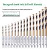 Cobalt-Coated M43 Hex Shank Twist Drill Bit for Stainless Steel & Metal