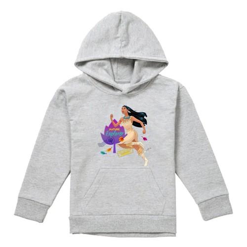 Pocahontas Childrens/Kids Natural Explorer Heather Hoodie