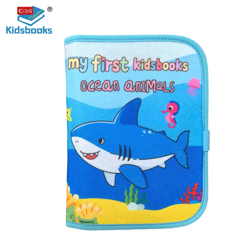 Montessori Baby Quiet Cloth Book: Tearable, Velcro, Calming Early Education Toy for Infants & Toddlers