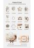 Newborn Gift Set: Hand Rattle, Teether, Pacifying Toy & Collapsible Baby Toy (0-1 Year)