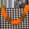 Diwali Marigold Garland Long Strands Artificial Flowers Hanging Pendants Thanksgiving
