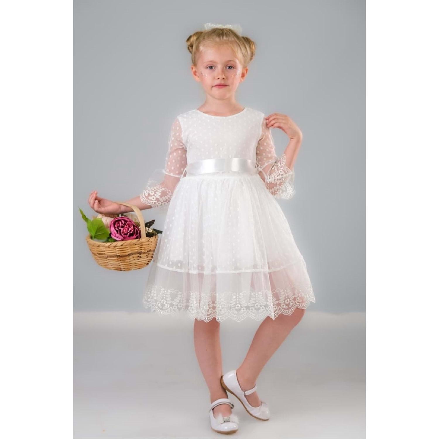 

Платье Dream Luxury Lace Girl s 0327 Белый 6 Yaş белый