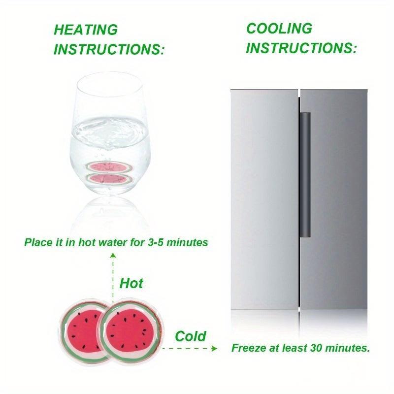 Żelowe woreczki chłodzące wielokrotnego użytku, chłodzące wkładki pod oczy i plastry pod oczy, ciepłe i zimne woreczki do leczenia zaczerwienienia i bólu oraz relaksujące oczy