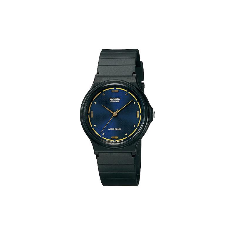 

Casio YOUTH Series-Disc Three-pin Joker Metallic Gloss Deep Sea Blue Watch Shi Ying Movement Resin Strap Japanese and Korean Watch MQ-76-2AL синий