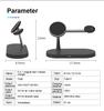 4 In 1 Wireless Charger Stand Magnetic 15W Fast Wireless Charger Station for iPhone 15 14 13 12 Airpods 3 Iwatch