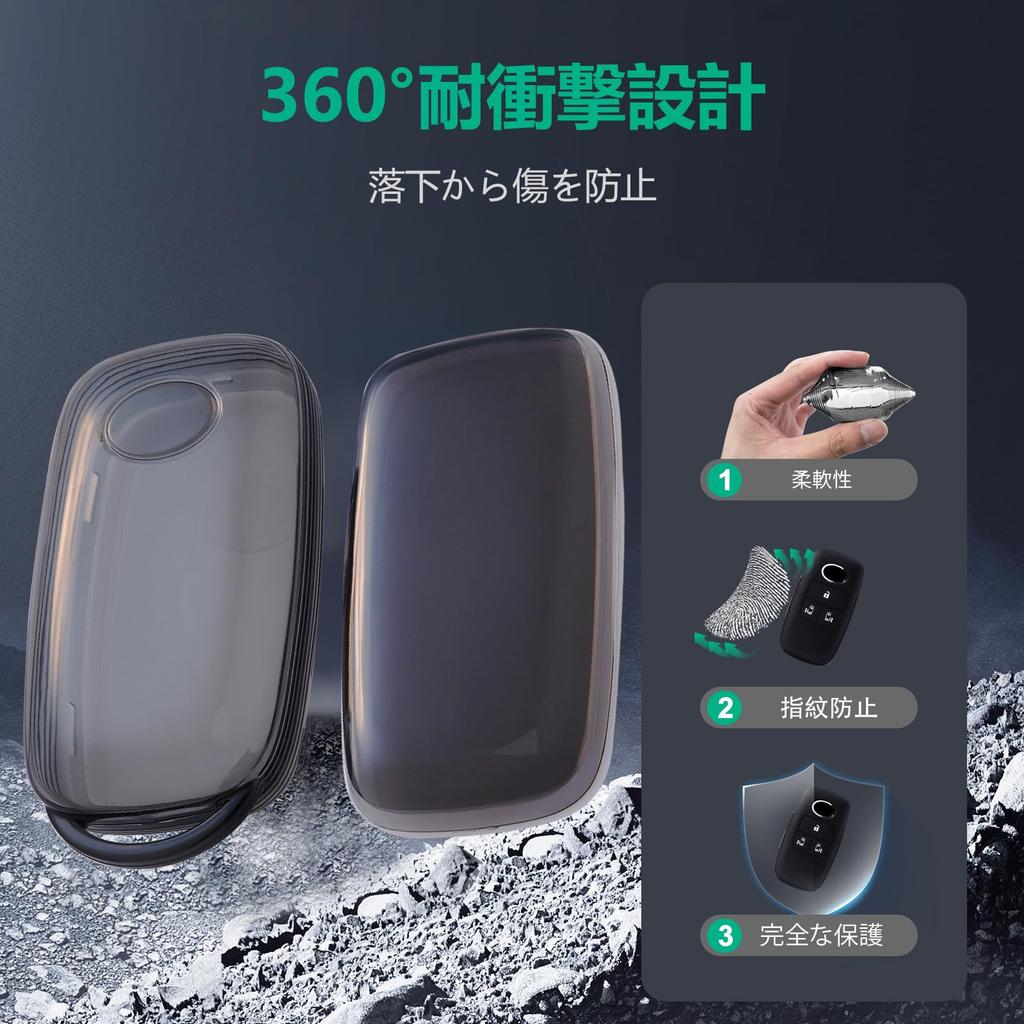 Toyota Rise Daihatsu Rocky New Taft Key Case Clear New Rumie Key Cover Tanto