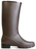 Montfreur LB8121 Damen Braune Regenstiefel, Größen 24.5cm-25.0cm