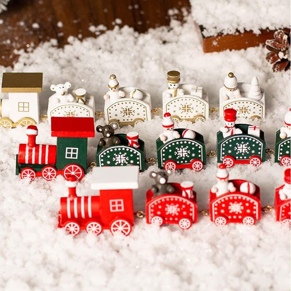 Xmas DIY For Home Christmas Decoration Window Ornaments Train Christmas Ornament Home Decoration