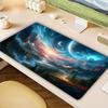Science Fiction Mountain Pattern Table Mat AntiSlip Gaming Table Mat For Preventing Slips DecoraO Setup Gamer Mousepad Gamer