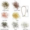 100 Earwires Earring Ear Hooks Findings Kidney Wires Blank Base