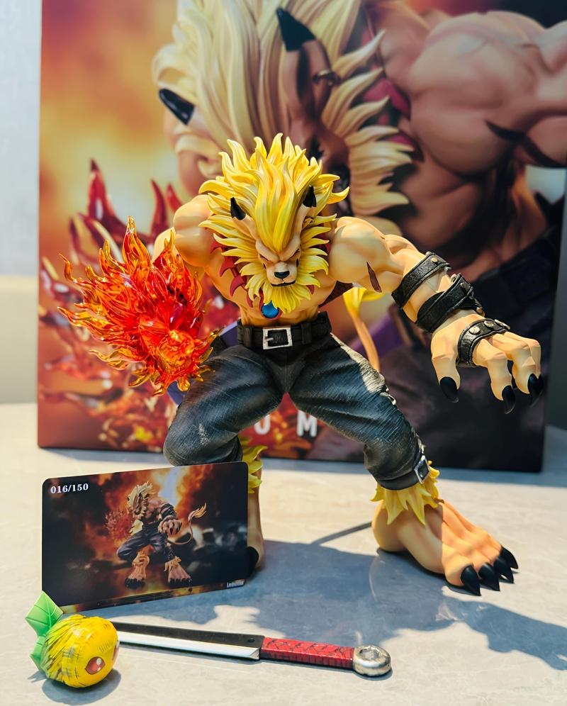 Soar Studio Digimon Leomon Fully Painted Statue Premium Anime Figure Collectible Display Model Fans PVC for Poseable Articulated Scale Detailed