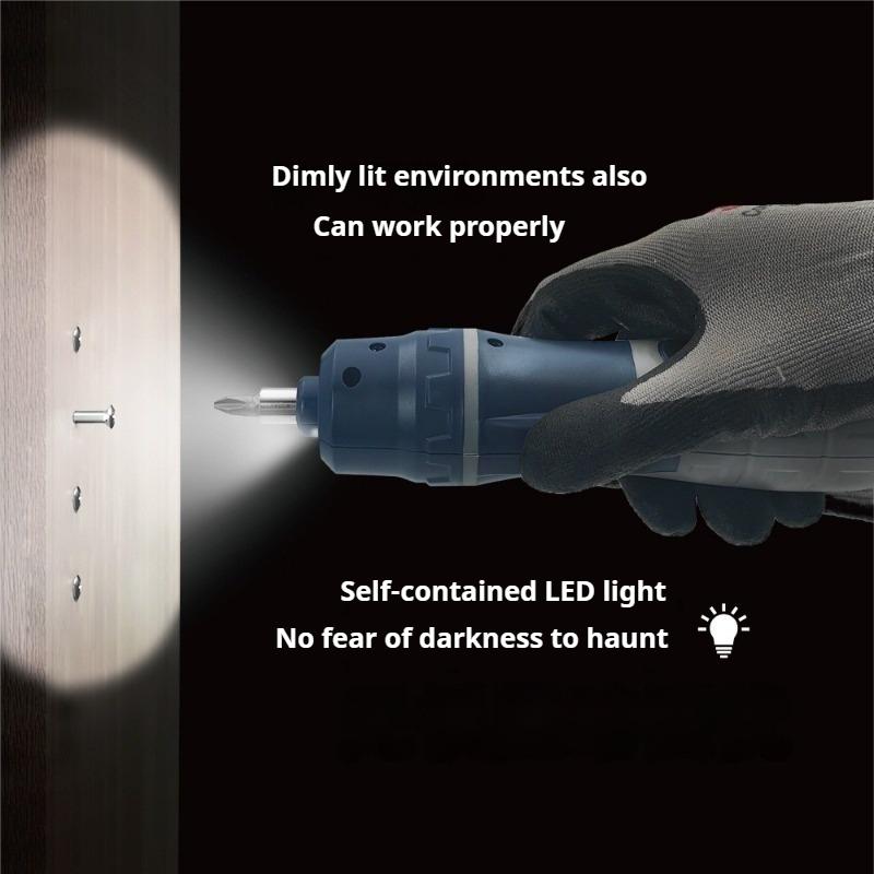 6V Portable Power Screwdriver Mini Hardware Tool Screwdriver with bits