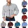 Men'S Fashionable Lapel And Shoulder Length Short Sleeved Casual Top
