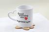 Highland Lynx - cat mug, adorable heart-shaped handle mug, universal gift from Art-Dog brand
