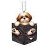 Cartoon Dog Cute Acrylic Hanging Car Decor For Unique Vehicle Charm Interior