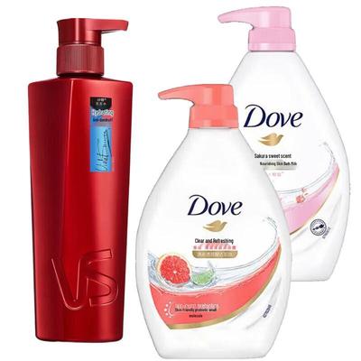 Revitalizing & Cherry Blossom Shower Gel + Anti-Dandruff Shampoo Set