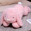 Cartoon Animal White Rabbit Plush Toy Soft and Comfortable Pink Rabbit Stuffed Doll Gifts For Girl