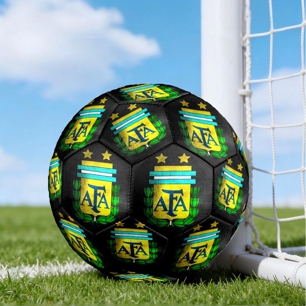 Argentina Football Club Printed Size 5 Soccer Balls, High-Quality, Anti-Slip, Protective Football, A Unique Gift , Birthdays, Christmas Gifts