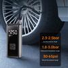 Battery Power Tyre Inflator Air Compressor Handheld Electric Digital Tire Inflator with LED Light Tire Pump