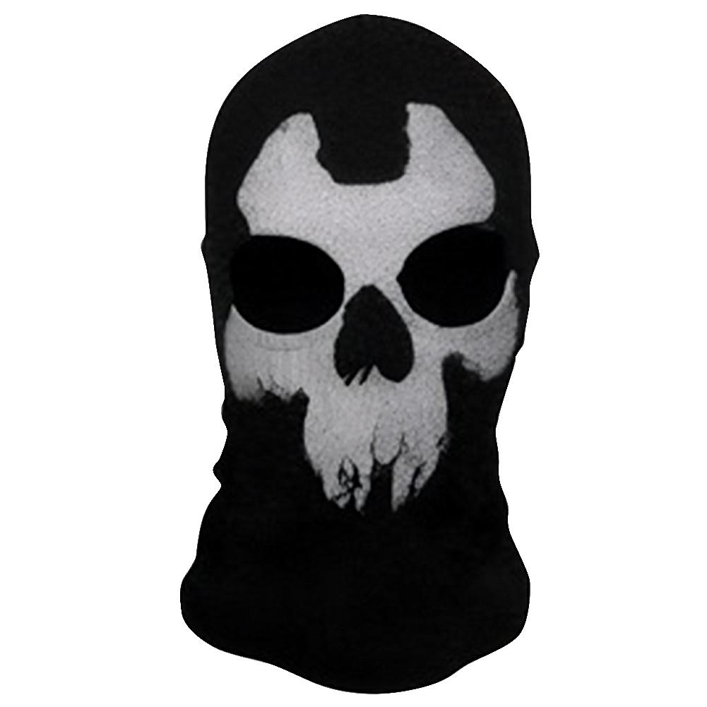 Ghost Skull Balaclava Skeleton Full Face Mask Cosplay Halloween Costume AU
