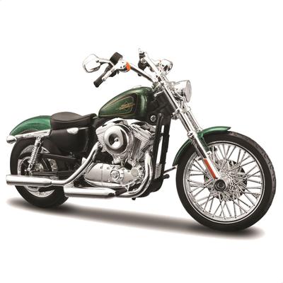 Maisto Maßstab 1/12 Harley-Davidson 2012 XL 1200V Seventy Two Grün / Diecast Modellauto, Motorrad, Vollständig montiert, 32335