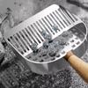 Wood Handle Pet Waste Shovel 2 In 1 Toilet Garbage Picker Litter Box Scooper  Cat Litter Use