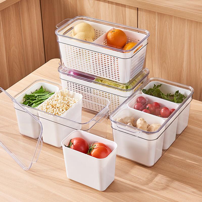Lijia Transparent Fridge Storage Container with Lid