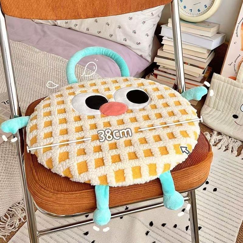 Dopamine Circular Memory Foam Cushion for Office Work Sedentary Fart Cushion for Students Bench Cushion for Chairs