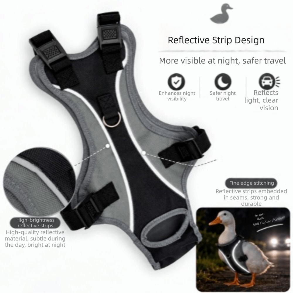 Adjustable Tightness Duck Safety Vest Breathable Chicken Saddle Feather Protection