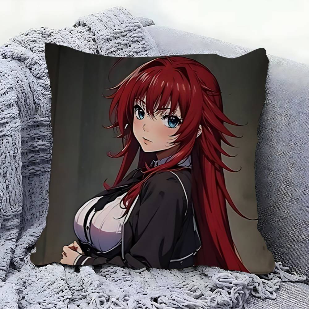 Anime Rias-Gremory Pillowcase Toon Gift Cushion Cover Bedroom Home Sofa Chair Seat Decor Pillow Case