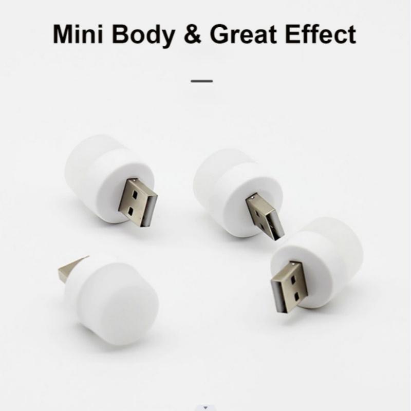 USB Light Plug In Lamp LED USB Book Light Eye Protection Reading Light USB Plug Computer Mobile Power Charging LED Night Lamp