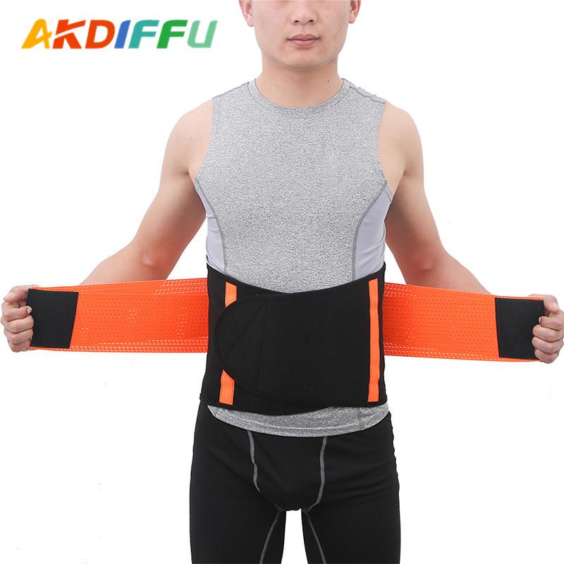 Unisex Fitness Waist Support Belt for Weightlifting, Sweat, and Lumbar Herniation Relief