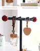 Solid Wood Jewelry and Key Holder Tray for Desktop Cosmetics and Sundries