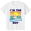 Kids First Holy Communion For Boys Clothes 1st Dabbing Blonde T-Shirt