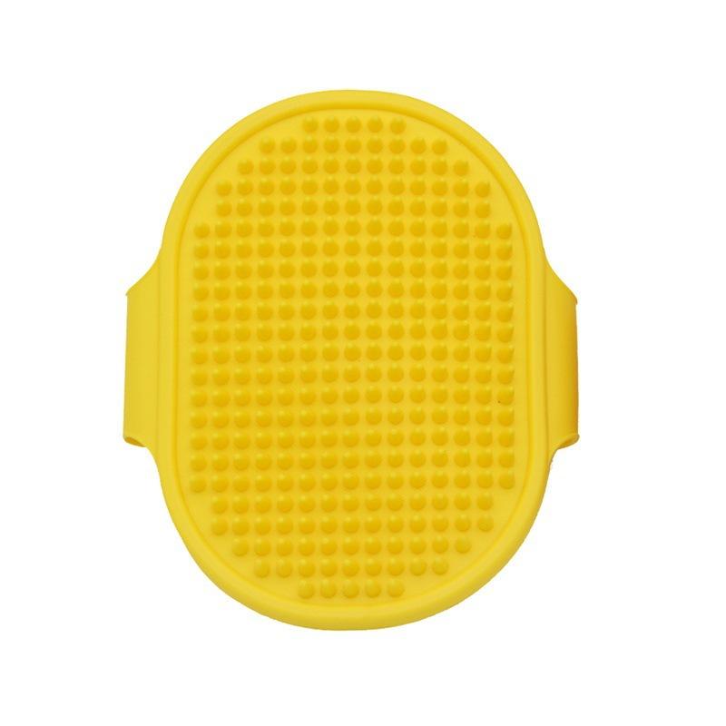 Dog Grooming Brush Pet Shampoo Comb Soft Rubber Glove Hair Grooming Massage Comb with Adjustable Strap for Short Long Hair Dogs