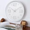 8-calowy Cichy Zegar Ścienny okrągły Trójwymiarowy Cyfrowy Nowoczesny Zegar Ścienny Nie tykający Zegar Ścienny Sypialnia Salon