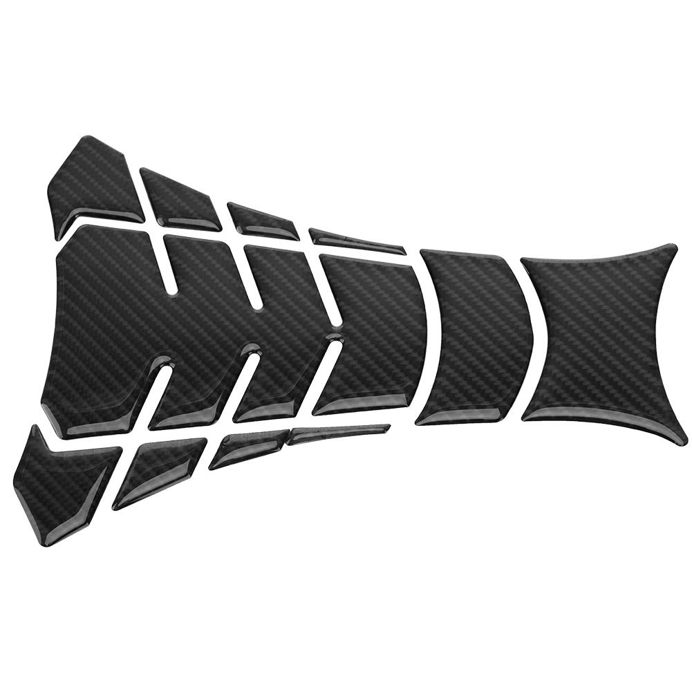 Carbon Fiber Motorcycle Fuel Oil Gas Tank Pad Protector Sticker Decals Universal