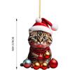 2024 weihnachten Kreative Kitty Automobil Hängen Ornament Rucksack Anhänger Weihnachten Home Dekorationen Geschenk Weihnachten Baum Dekoration
