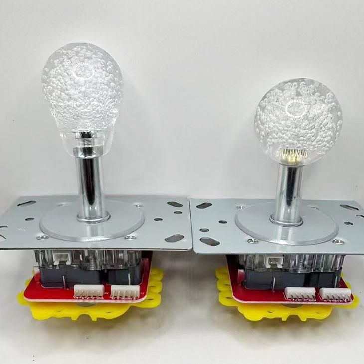 Seven-Color LED Joystick Claw Machine with Anti-Loss Nut-Type Crystal Ball Fixing