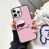 Red Wine Glass Phone Case Cover For iPhone 17 Air 15 16e 14 13 12 Pro Max 11 Pro Max Plus Coque Shell