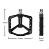 Lightweight Nylon Pedals Cycling Anti-slip for Universal Mountain Bicycle BMX Accessories