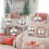 Mini Christmas Balls Set Xmas Tree Hanging Pendant Electroplated Christmas Balls Ornament for New Year Party Home Decoration