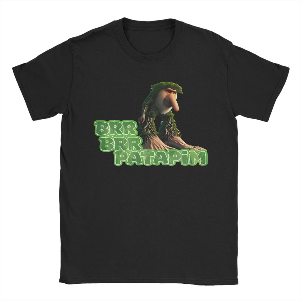 Chimpanzi Bananini Fun Character Unisex Unisex T Shirt Italian Brainrot Novelty Tee Shirt Tshirts Cotton Classic Clothing