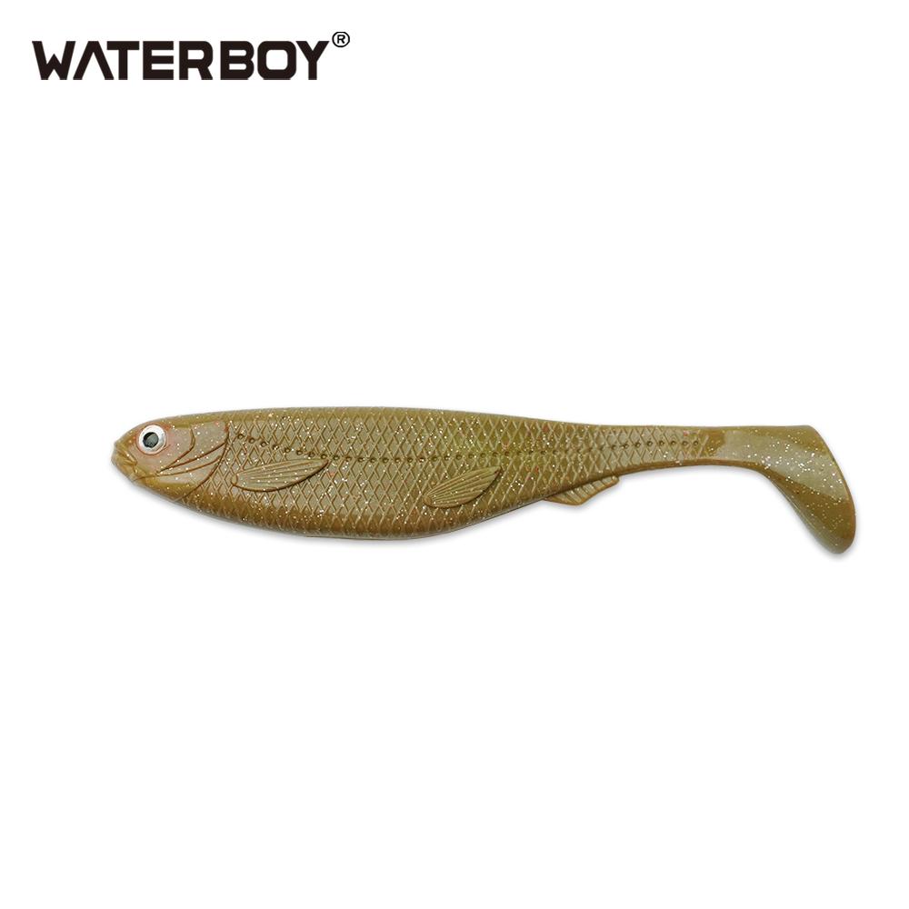 WATERBOY OEM Soft Bait Facotry 12.5cm 15cm 20cm Big Shads PVC Material T Tail Softbaits Fishing Soft Lure