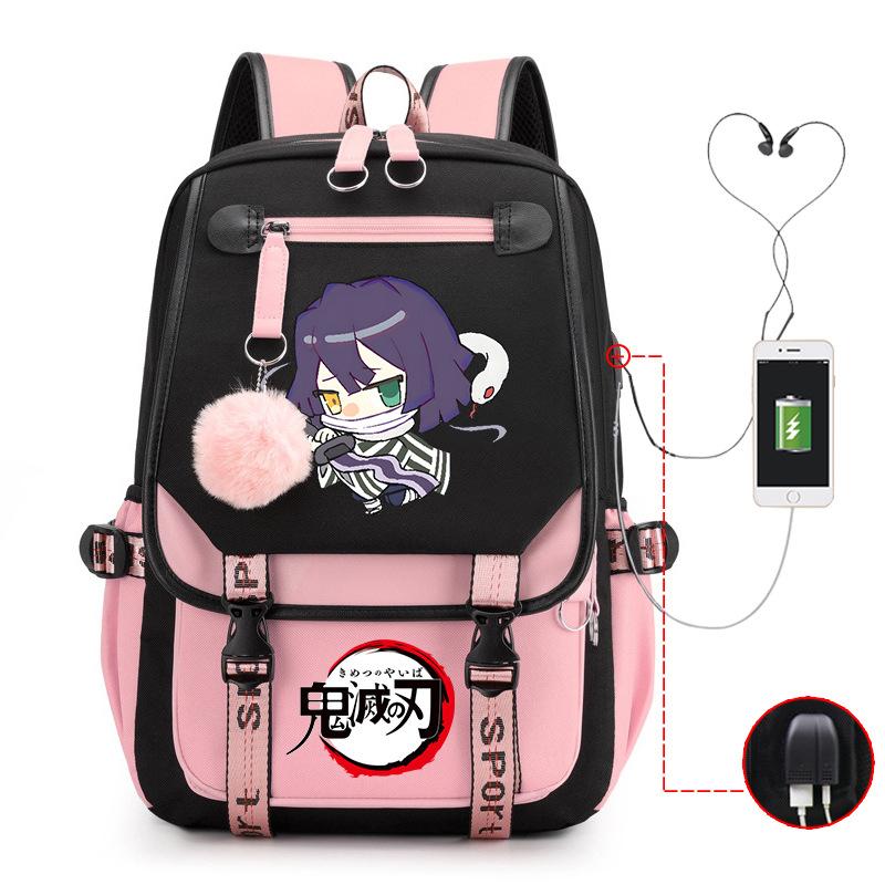 Demon slayer ghost extermination column student schoolbag junior high school student primary school student middle school student backpack