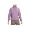ACG Wolf Tree Solid Color High Neck Pullover Sport Sweatshirt Women Sweatshirt Purple DQ5843-536
