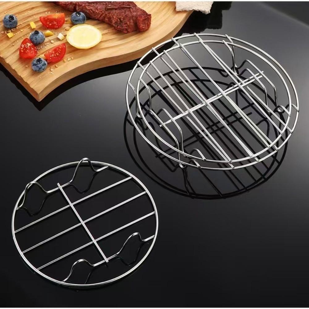 Thicken Stainless Steel Steaming Racks Heat Resistant Air Fryer Rack  Kitchen Tools