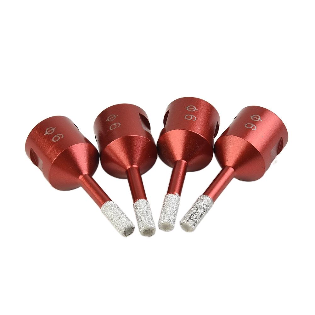 4pcs 6mm For M14 Dry Diamond Drill Bits For Porcelain Granite Tile Glass Ceramic